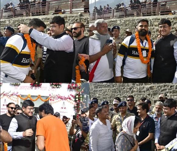 First Batch of Pilgrims for SANJY-2025 reaches Baltal Base Camp