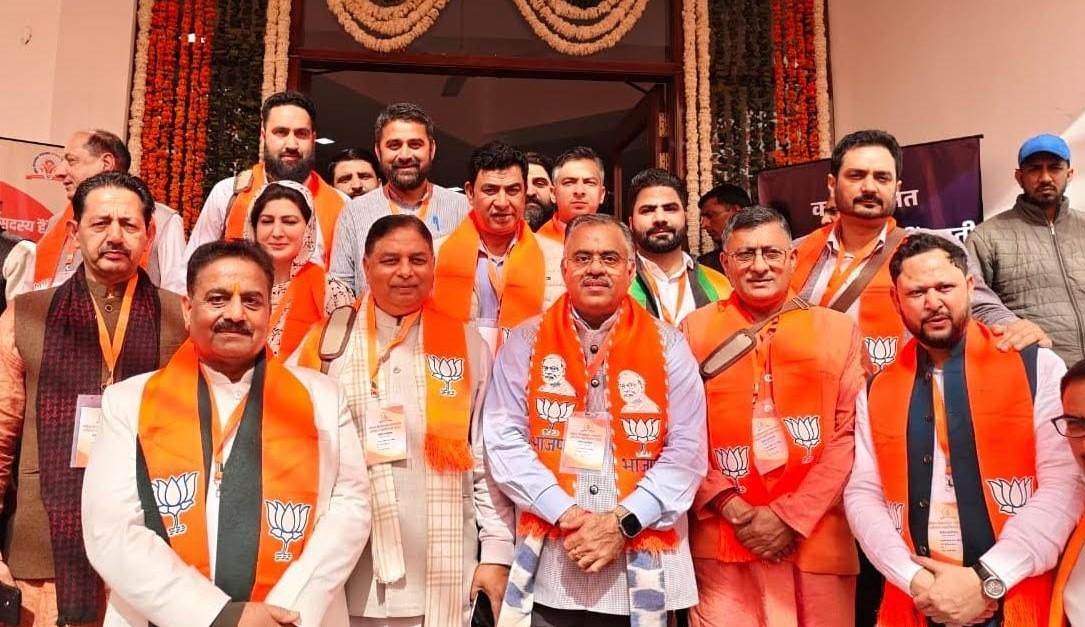 Tarun Chugh, Sat Sharma lead J&K participants at BJP’s North Zone Workshop Prashikshan Mahabhiyan–2026 at Chandigarh