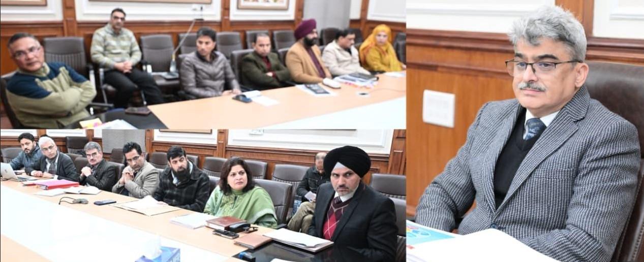CS assesses value addition plans for wool & dairy sectors in J&K