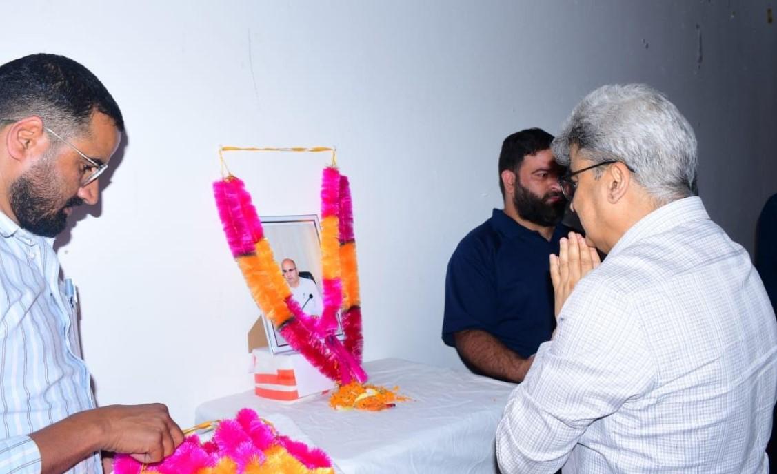 Chief Secretary pays tributes to martyr ADDC Rajouri