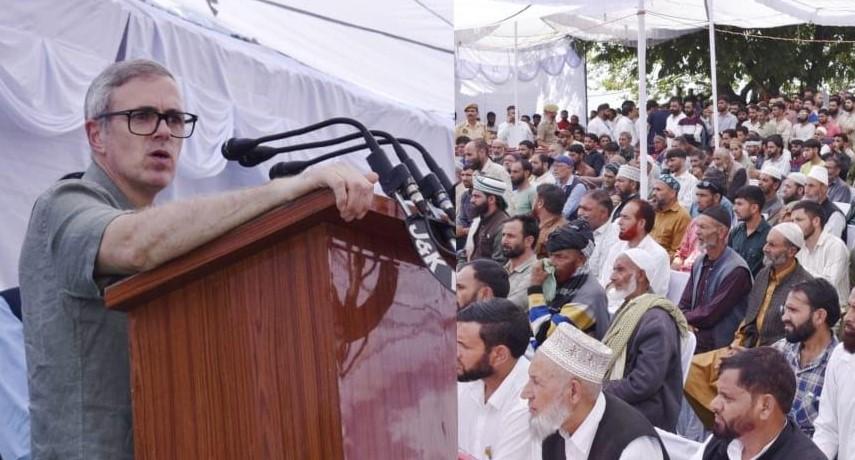 CM Omar Abdullah visits Mahore, reassures flood-hit families of his Government’s unwavering support