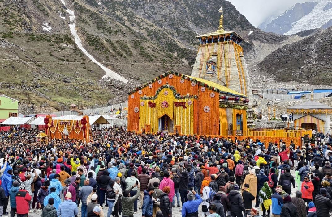 Portals of Shri Kedarnath Dham opened for devotees, CM Dhami welcomes pilgrims