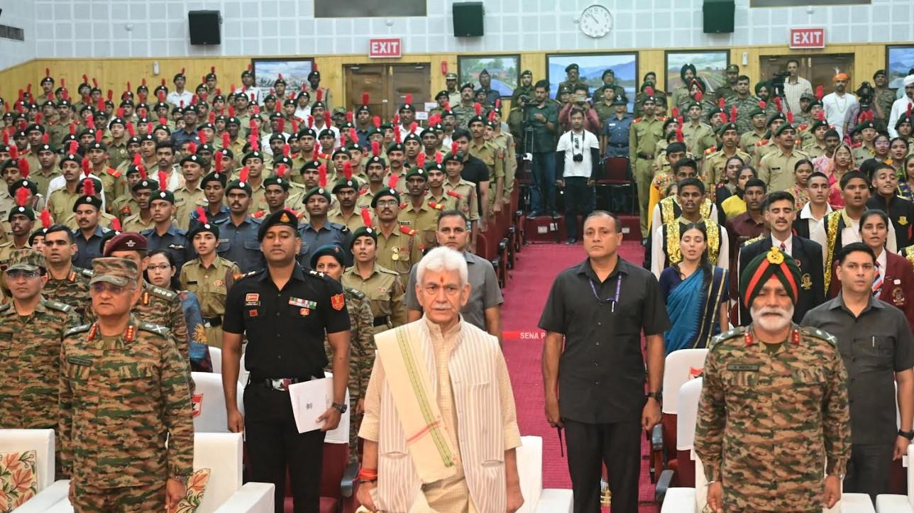 LG lauds NCC cadets for their courage and novel approach to challenges to societal progress