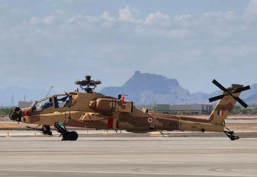 Boeing delivers three Apache choppers to Indian Army