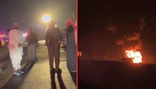 42 Indian Umrah pilgrims killed after bus collides with diesel tanker near Madinah in Saudi Arabia