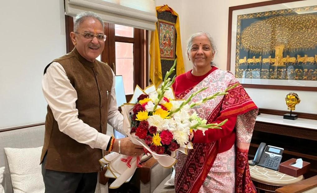LG Kavinder Gupta meets Union Finance Minister, discusses Ladakh’s developmental priorities