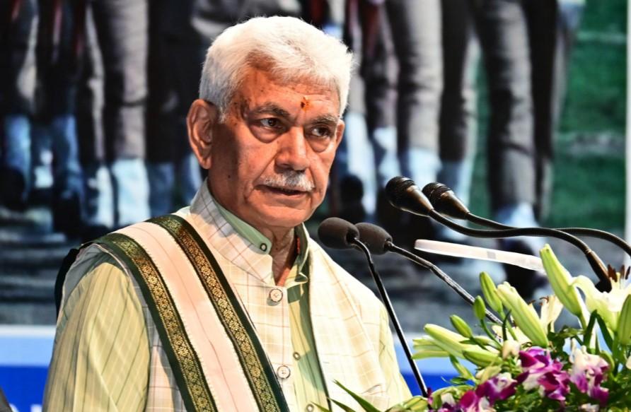 Peace key to development, police ensured secure environment for progress in J&K: LG Manoj Sinha