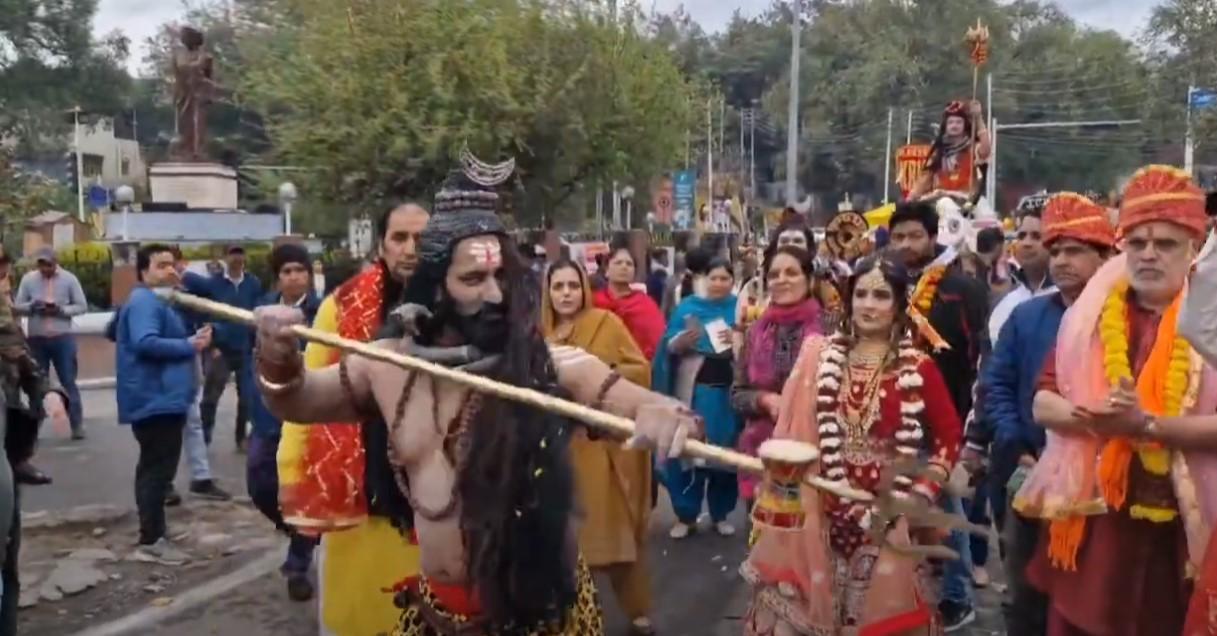 Impressive Shobha Yatra taken out on eve of Maha Shivratri