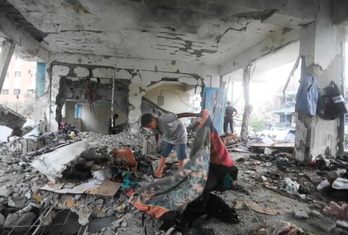 Israeli airstrike on school-turned-shelter in Gaza kills 25, reports AP citing medics