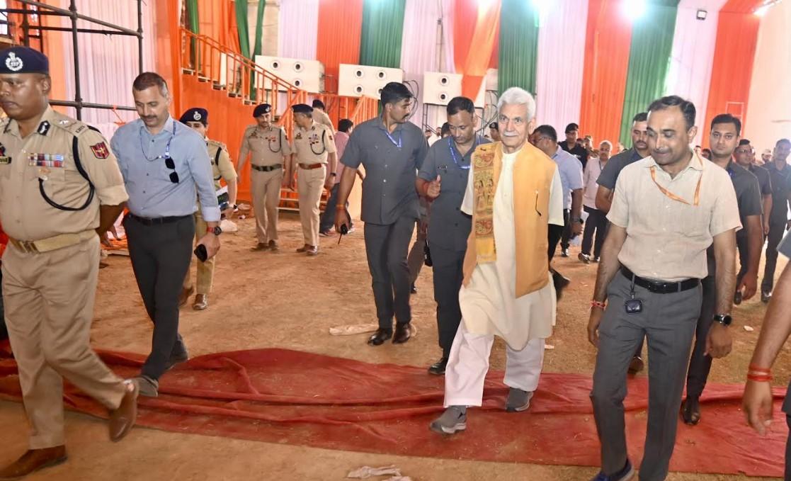 Dedication of Udhampur-Srinagar-Baramulla Rail Link to the nation by Hon'ble Prime Minister Shri Narendra Modi is a historic leap for J&K UT: LG Sinha