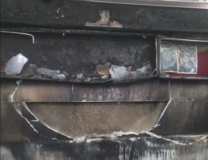 Fire breaks out in the lobby of the Jammu & Kashmir Legislative Assembly in Jammu