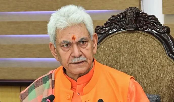 LG Sinha mourns loss of SDM Ramnagar Rajinder Singh and his Son in Reasi Landslide