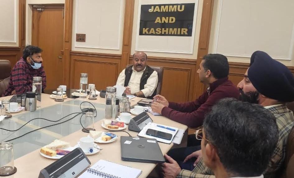 Deputy Chief Minister chairs review meeting; pitches for comprehensive revamp of JKBOCWWB