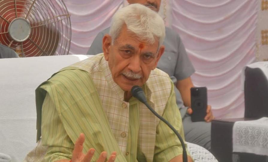 LG Manoj Sinha announces Government Job to closest kin of Pakistan Shelling victims
