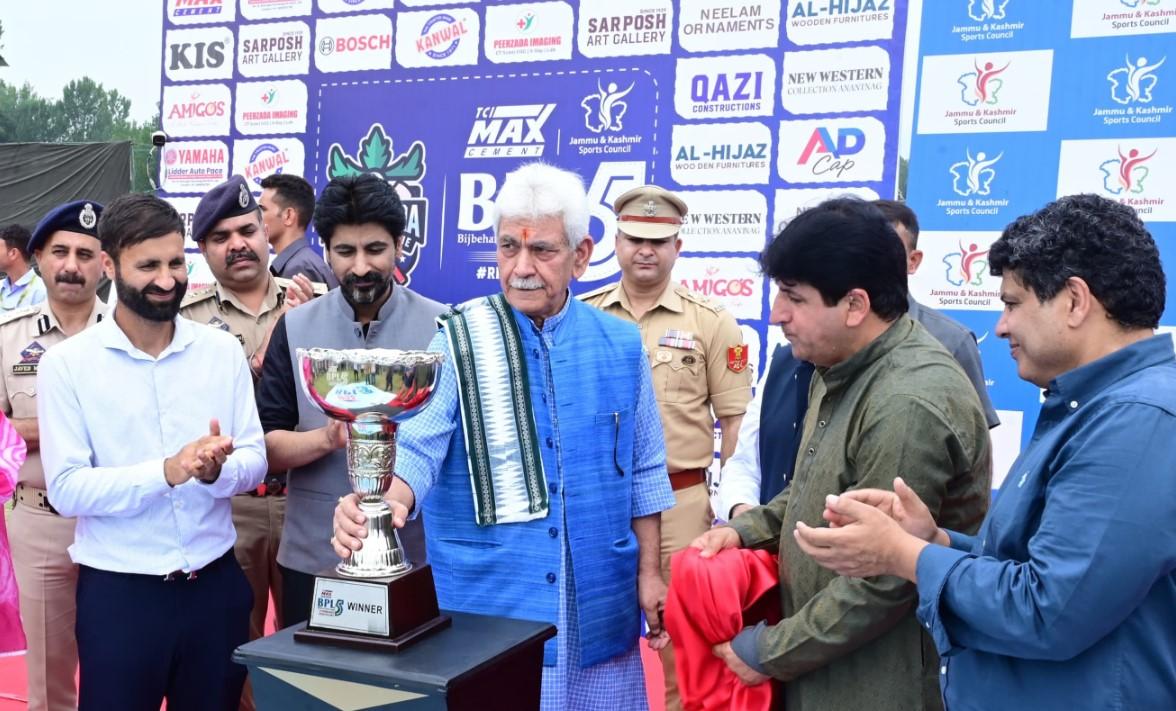 Sports infrastructure witnessed remarkable transformation in J&K: LG Sinha