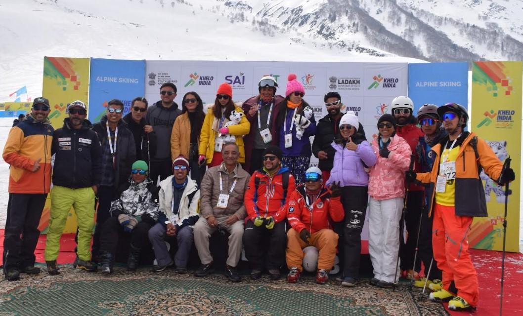 Thrills & triumphs mark inaugural day of Khelo India Winter Games 2025