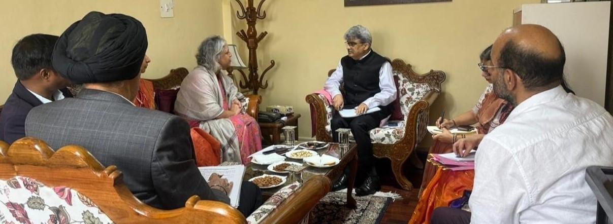 Chief Secy and Secretary Textiles discuss skill development and artisan empowerment to boost J&K’s traditional sectors