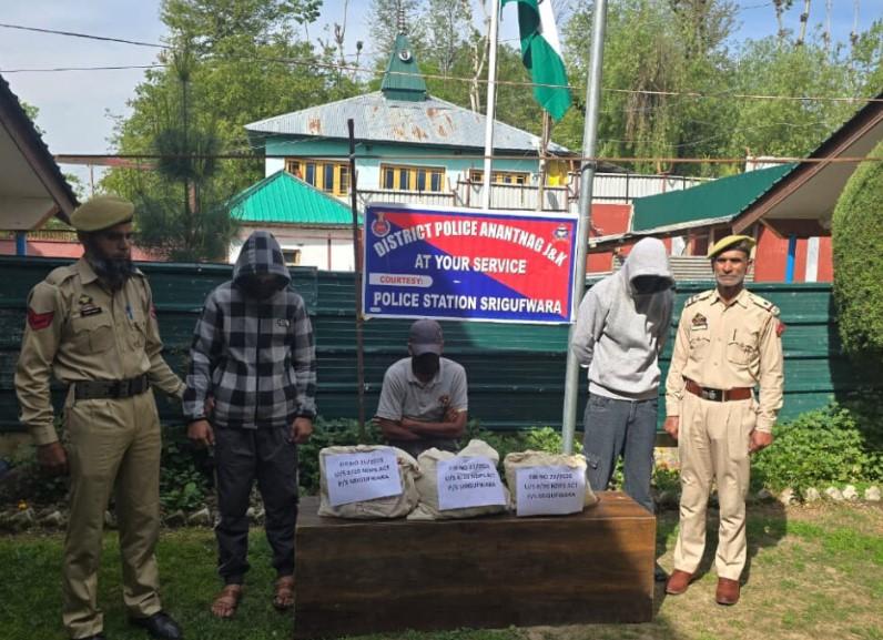 6 held, over 13 kg charas seized after J&K Police bust drug racket