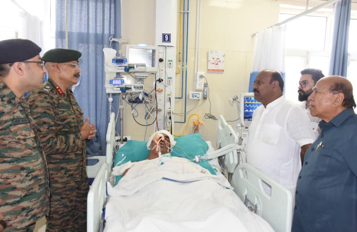 Deputy CM inspects development works in Udhampur, Katra; visits injured soldier at Northern Command Hospital