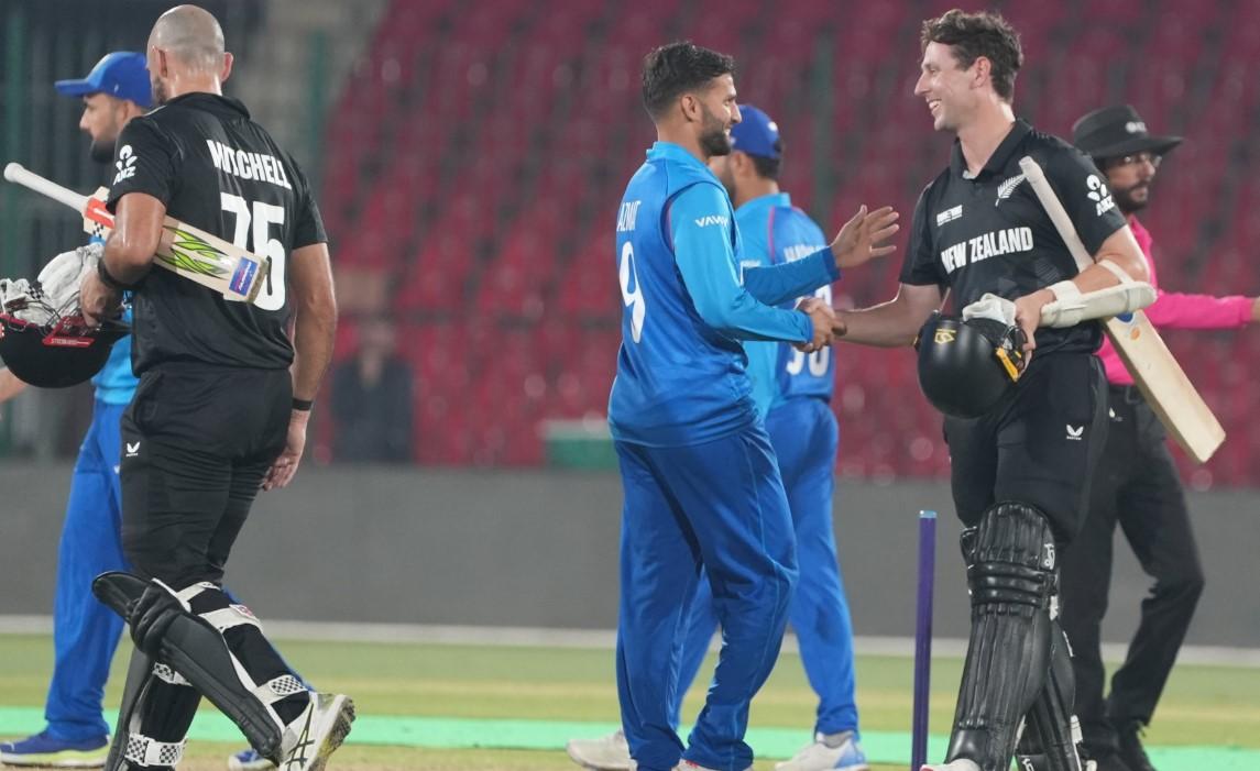 New Zealand continue winning run in Pakistan, prevail in Champions Trophy warm-up clash against Afghanistan