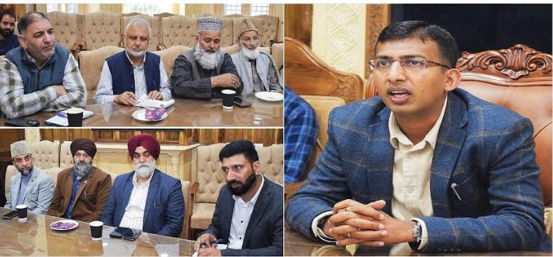 Div Com Kashmir meets Religious Leaders, invites for participation in Nasha Mukt J&K Padyatra