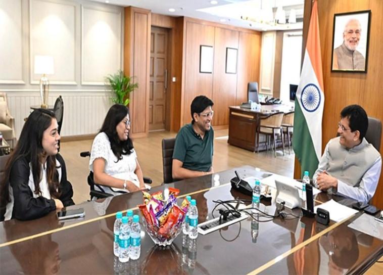 Make India a global hub for eyewear manufacturing and exports: Piyush Goyal to Lenskart CEO