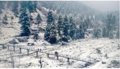 Higher reaches of Kashmir receive fresh snow as wet spell persists in Valley