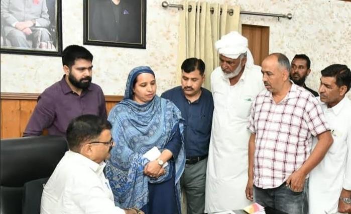 Javed Rana listens to public delegations at Civil Secretariat Jammu