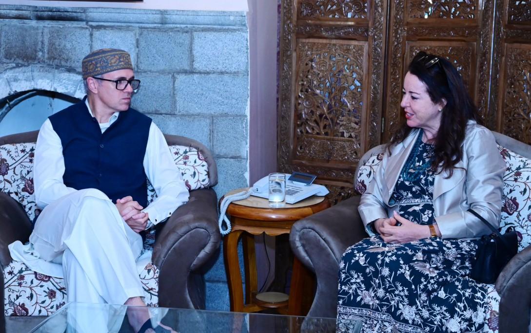 Swiss Ambassador to India Calls on CM Omar, Says Scope of Collaboration Discussed