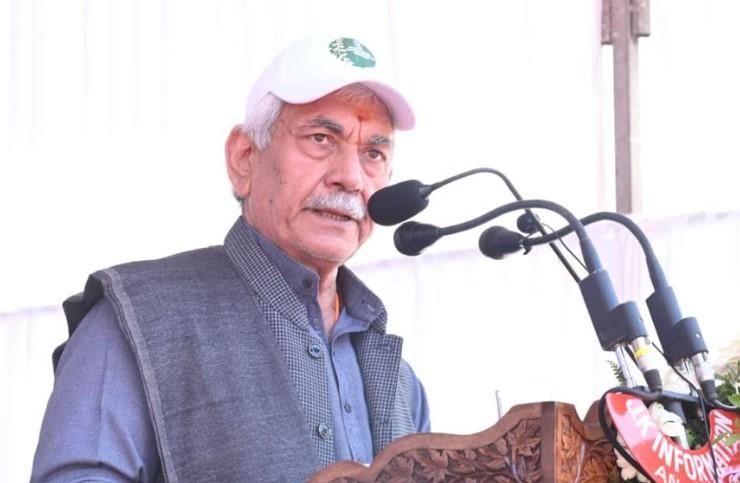 Our neighboring country is smuggling drugs into Jammu Kashmir by design: LG Manoj Sainha