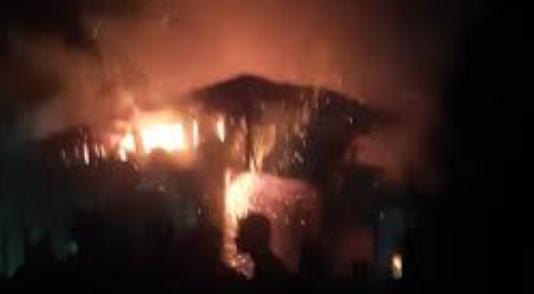 Govt School Gutted in Midnight Blaze in South Kashmir’s Anantnag