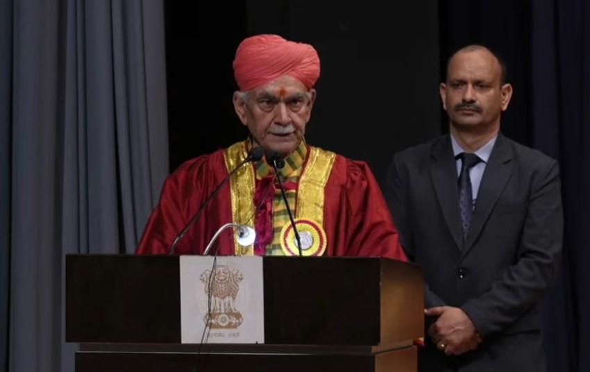 Terrorism enemy of development, society needs to standup against terror sympathisers: LG Sinha