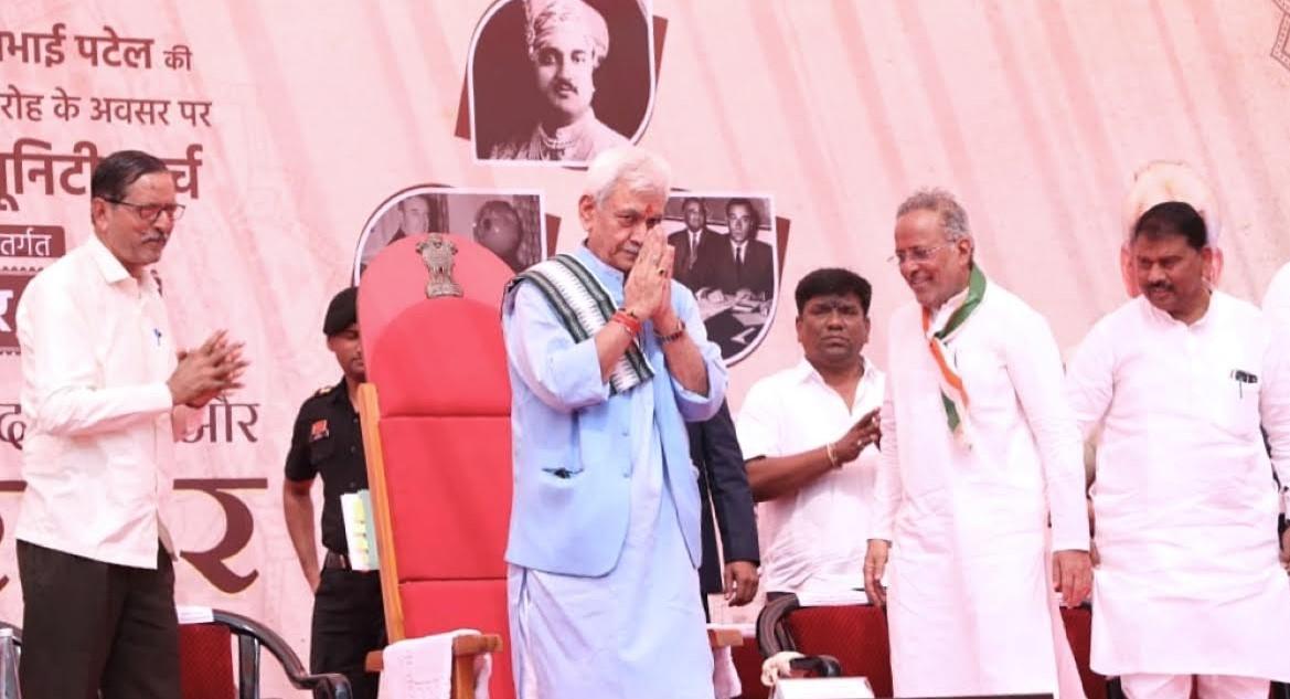 Lieutenant Governor Joins National Padyatra of the Sardar@150 Unity March at Vadodara