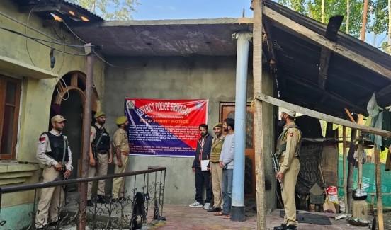 Police attach alleged drug peddler's Rs 1.5 crore worth of assets in Srinagar