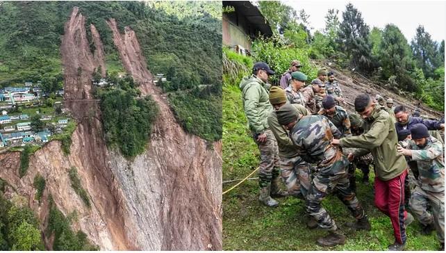 3 army personnel dead, 6 soldiers missing as landslide hits military camp in Sikkim