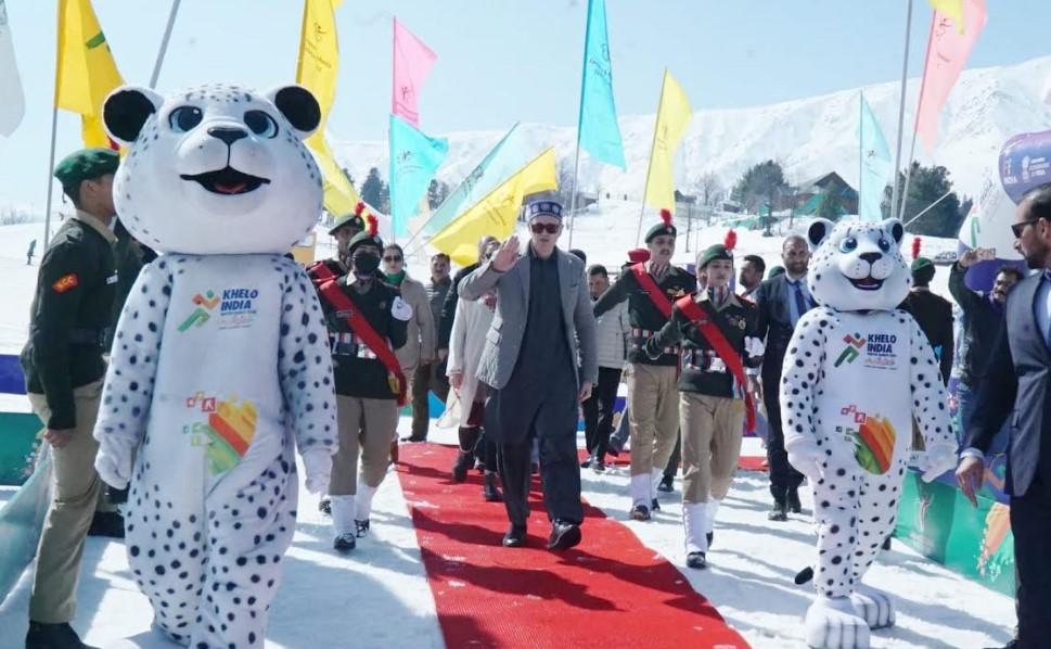 CM Omar Abdullah articulates vision to make Gulmarg an international ski destination at the 6th Khelo India Winter Games