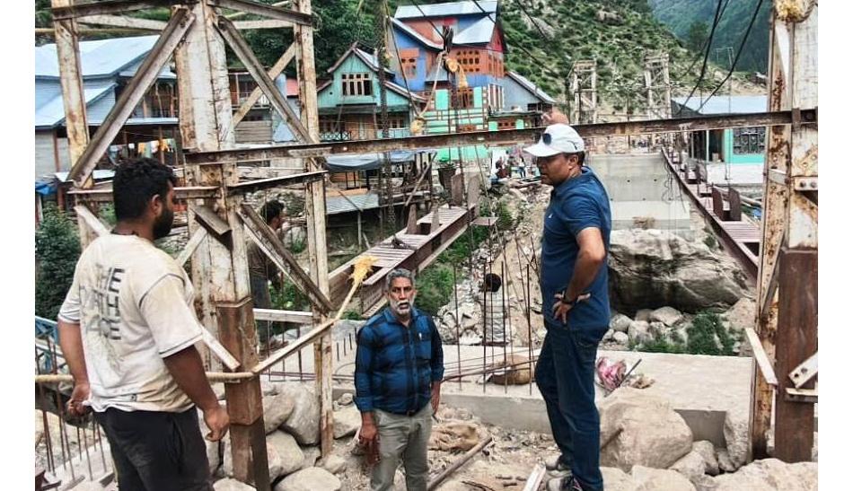 Bridge to Machail on fast track: SDM Paddar orders double shifts, more skilled workers