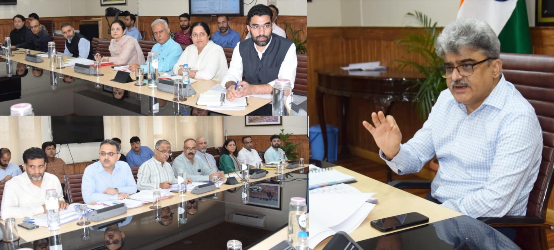 CS assesses functioning of JKMSCL, H&FW & DCO