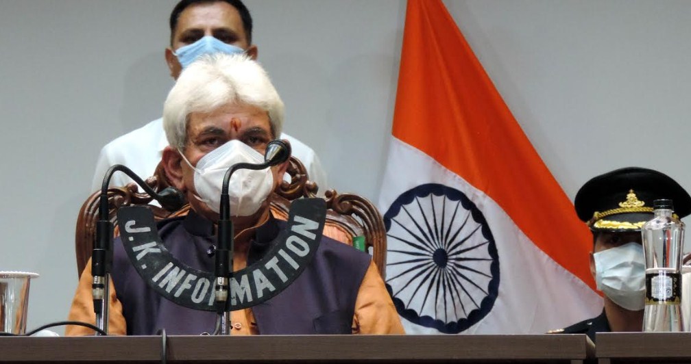 Big News: L-G Manoj Sinha announces health scheme for all families of J&K, web portal for public grievances