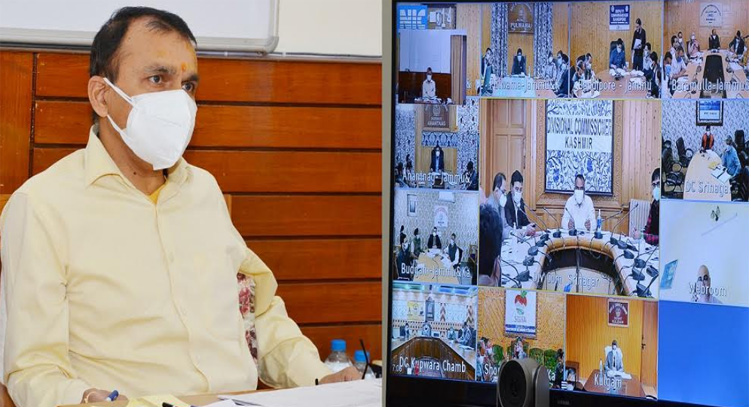 Principal Secretary to Lt Governor chairs meeting of all DCs