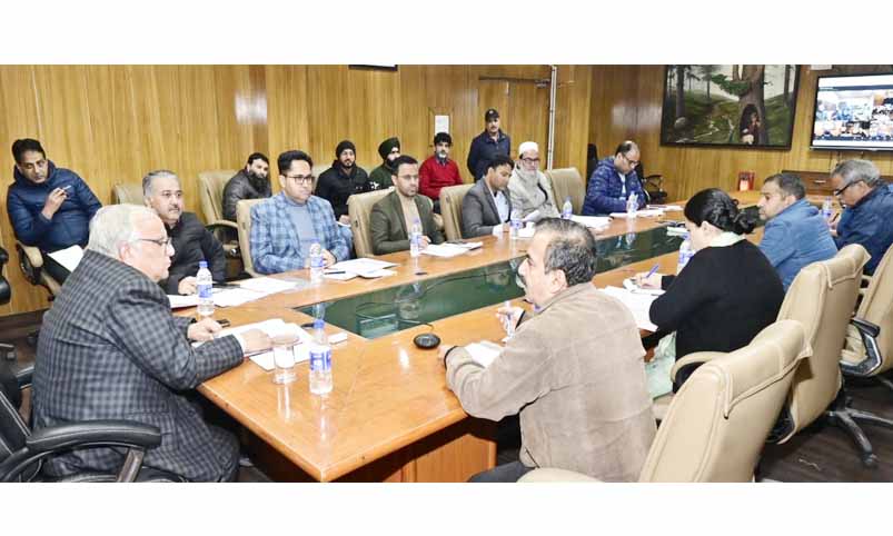 SEC Sharma discusses Panchayat Electoral Roll Revision in J&K