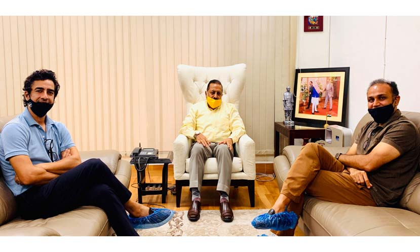 Virender Sehwag, Mithun Manhas Pay Visit To Jitendra Singh To Express 'Deep Association' With J-K