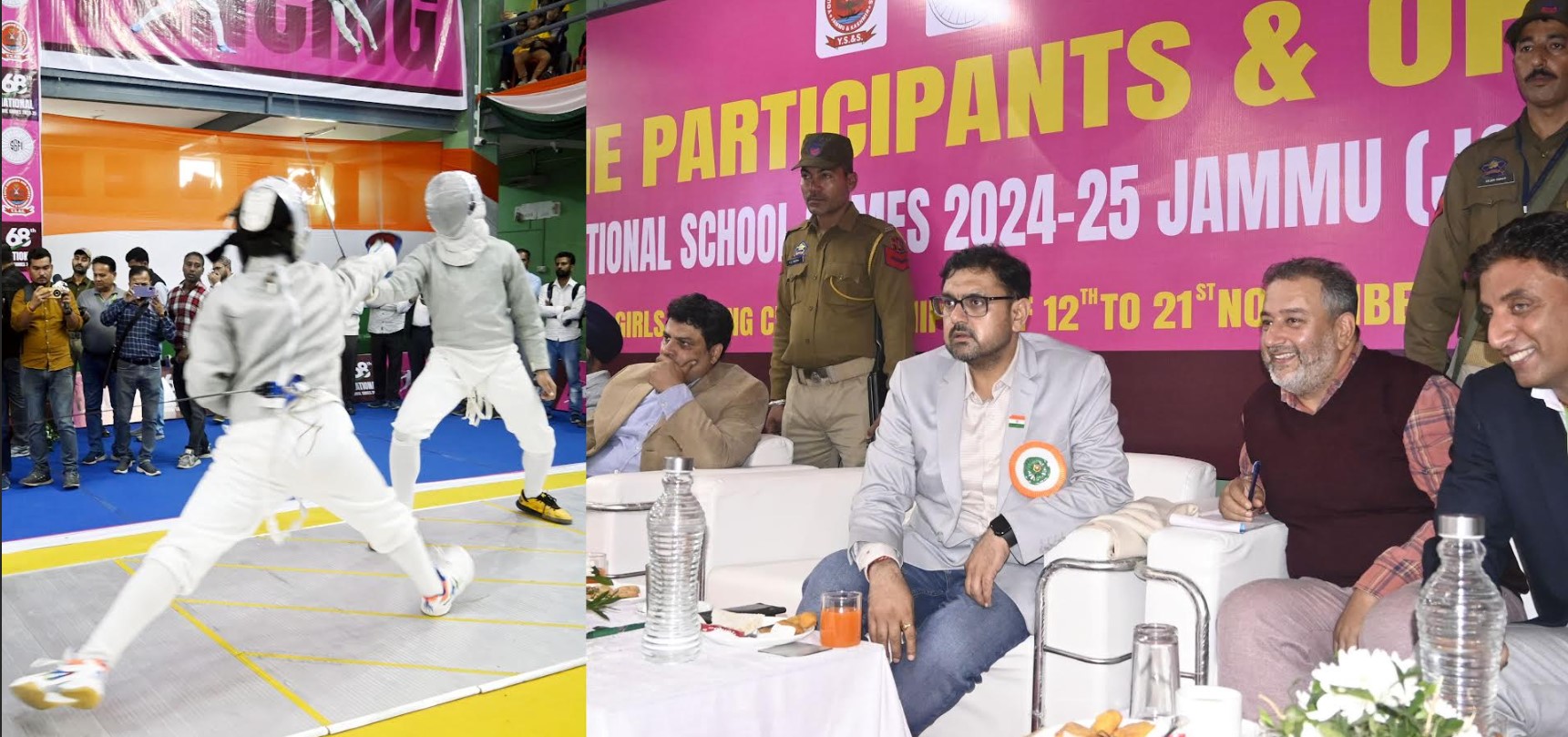 Sports Minister declares open Fencing championship at JU