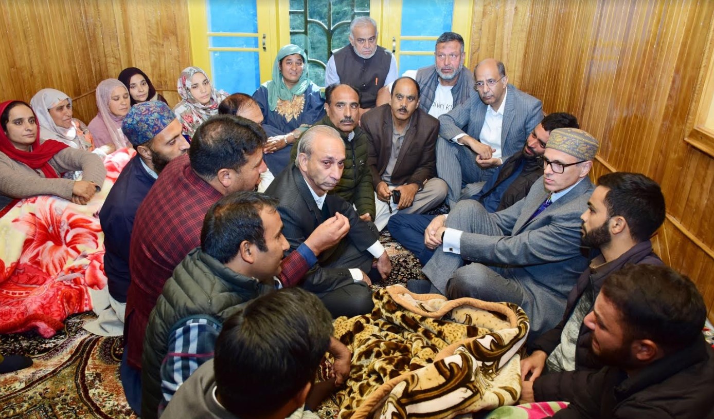 CM Omar condoles family of Dr. Shahnawaz, announces full support for son’s education and future