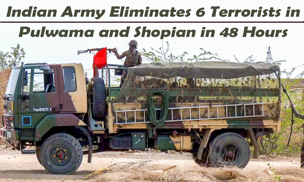 Jammu and Kashmir में बड़ा ऑपरेशन; सेना ने पिछले 48 घंटों में मार गिराए 6 आतंकवादी
