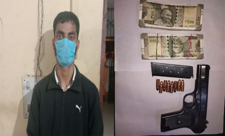 SOG Jammu apprehends  ISJK commander, recovers one pistol, rounds and huge cash