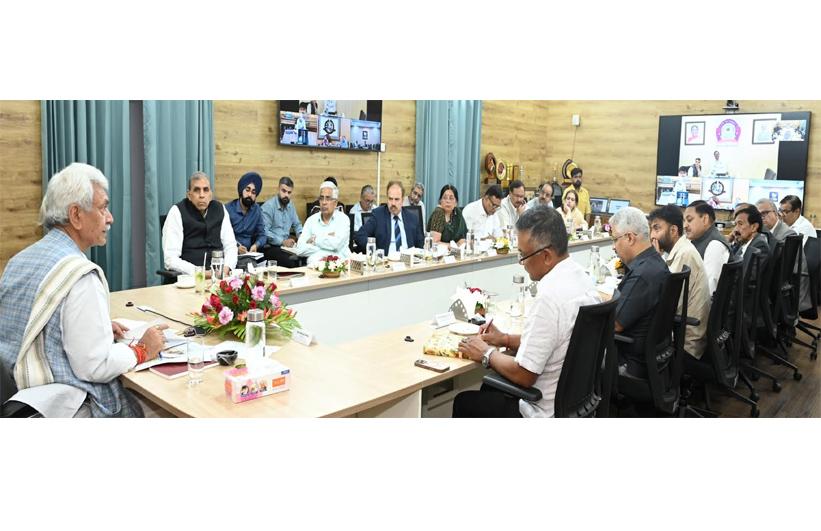 Lieutenant Governor chairs J&K Higher Education Council meeting