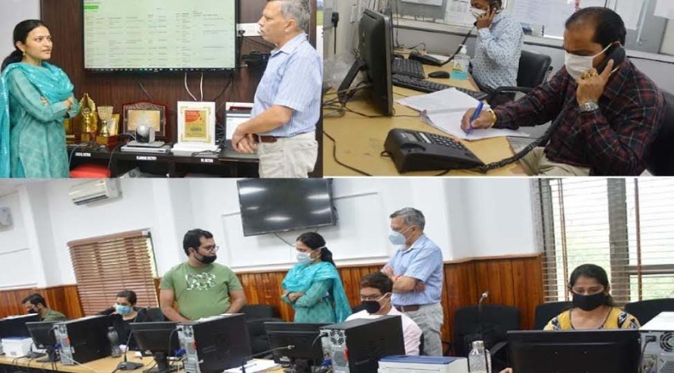 District Control Room Jammu goes HiTech for Real-time Monitoring of COVID helplines