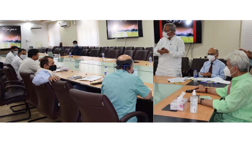 Lt Governor reviews functioning of J&K Sports Council & Youth Services & Sports Department