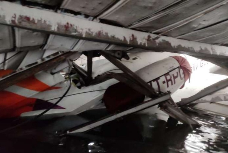 Cyclone Amphan leaves Kolkata Airport runway flooded, aircraft submerged